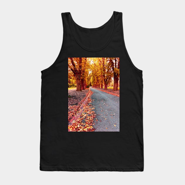 Autumn, Fitzroy Gardens Tank Top by rozmcq